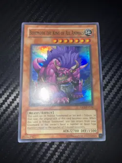 Yu-Gi-Oh Behemoth the King of All Animals - DR3-EN134 - Super Rare NM - Image 1