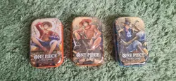 One Piece Tin Pack Set Vol 2 TS-02 - Set of 3 New & Sealed - Image 1