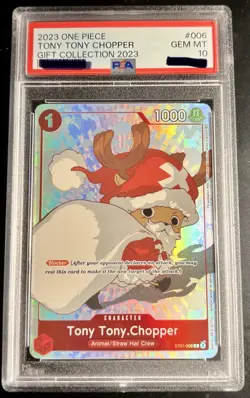 2023 One Piece EN Gift Collection 2023 #006 Tony Tony Chopper PSA 10 GEM MINT - Image 1