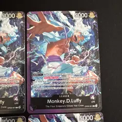 4 One Piece Monkey.D.Luffy (OP09-061) Starter Deck 26: Purple/Black Foil NM - Image 3
