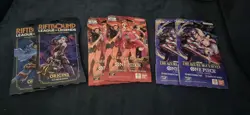 6 SLEEVED One Piece EB-03 Heroines Edition OP14-EB04 Riftbound Booster Pack Lot - Image 1