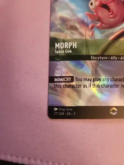 Disney Lorcana Morph Space Goo Enchanted 211/204 Into The Inkland’s - Image 2