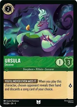 Disney Lorcana TCG - Fabled - Ursula - Deceiver 90/204 Uncommon - Image 1