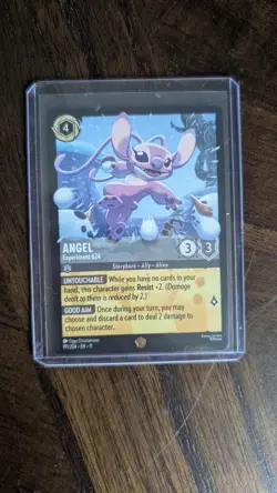 Disney Lorcana Angel Experiment 624 Winterspell 191/204 Textured Legendary - Image 1