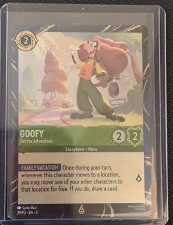 Goofy - Set for Adventure 39 Disney Lorcana Promo Cards Holo - Image 1