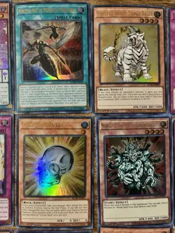 Huge Lot Of Yu-Gi-Oh Cards, Holos, Ultra Rares, First Editions + 3 Sealed Packs - Image 3