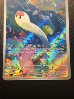 Wiglett Scarlet and Violet Base Set Pokemon TCG Card 206/198 NM Condition - Image 3