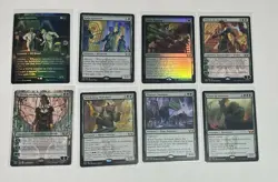 Magic the Gathering Streets of New Cappena Rare/Mythic 8 Card Green Lot NM - Image 1