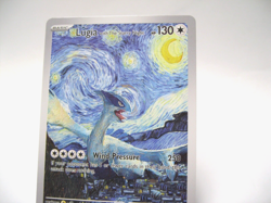 Pokemon Lugia Starry Night Van Gogh Beautiful Moon ACG Star Trading Card NM - Image 3