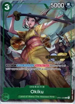 Okiku (CS 2023 Celebration Pack) OP01-035 English - One Piece Card - NM - Image 1