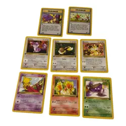 POKEMON TCG 2000 1ST EDITION- #L8 - LOT OF 4 TEAM ROCKET SET BASE CARDS - EX - Image 1