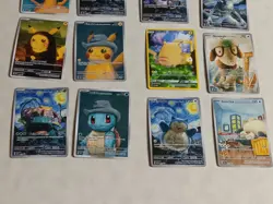 18 Pokemon x Van Gogh Black Star Promo ACG Art Card - read description - Image 5