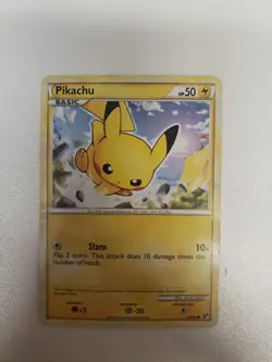 Pikachu 61/90 Common - HGSS Undaunted Pokemon Card - DMG - Image 1