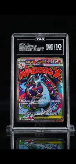 TAG 10 MEGA Charizard X ex MA 223/193 M2a MEGA Dream ex Pokemon Card 2025 - Image 1