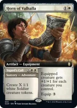 Horn of Valhalla (Extended Art) - Near Mint MTG - Image 1