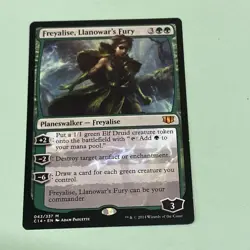 Freyalise, Llanowar's Fury 43 Commander 2014 Regular MTG TCG CARD LP - Image 1