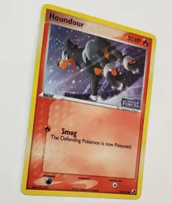 Houndour Unseen Forces Reverse Holo Card 60/115 Pokemon 2005 - Image 2