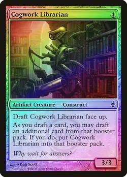Cogwork Librarian FOIL Conspiracy PLD Artifact Common MAGIC MTG CARD ABUGames - Image 1