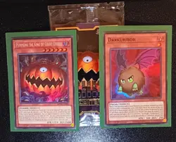 Pumpking the King of Grave Ghosts & Darkkuriboh 1st Edition Lot (3 cards) - Image 1