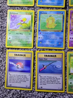 1999 Pokemon TCG 1st Edition Fossil Jungle Rocket Neo Vintage Cards lot - Image 5