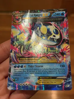 Mega Primal Kyogre EX 55/160 XY - Primal Clash Rare Art Holo Pokemon Card - Image 2