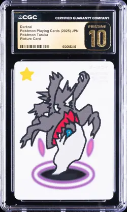 2025 POKEMON PLAYING CARDS JAPANESE DARKRAI CGC 10 PRISTINE - Image 1
