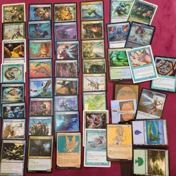 GREEN & BLUE ***FAIRY/FAERIES*** Simic Guild Custom Complete COMMANDER DECK MTG - Image 2