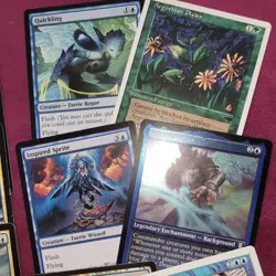 GREEN & BLUE ***FAIRY/FAERIES*** Simic Guild Custom Complete COMMANDER DECK MTG - Image 4