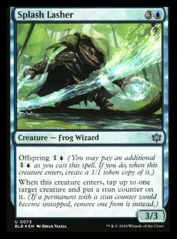 Splash Lasher (foil) Bloomburrow NM+ *Mythic Relics* - Image 1