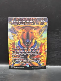 Magic: The Gathering TMNT Splinter of the Shadows Mythic Foil 0006 NM - Image 1