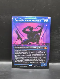 Donatello, Mutant Mechanic Borderless FOIL Teenage Mutant Ninja Turtles MTG - Image 1