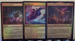 MTG Teenage Mutant Ninja Turtles Lot Of 3 Red Mana Foils TMNT Pack Fresh - Image 1