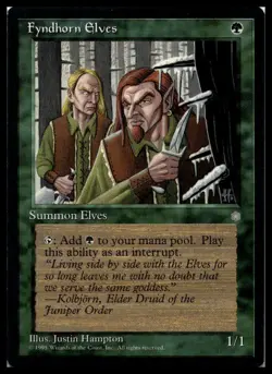 MTG Fyndhorn Elves - Ice Age #132 LP - Image 1