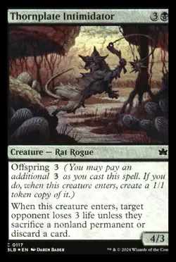 Thornplate Intimidator (foil) Bloomburrow NM+ *Mythic Relics* - Image 1