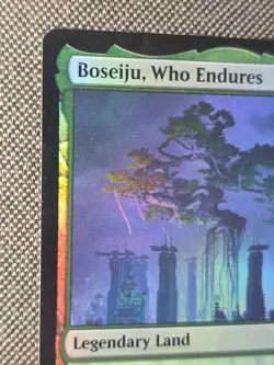 MTG Magic the Gathering FOIL Boseiju, Who Endures NEO 266/302 English LP - Image 2
