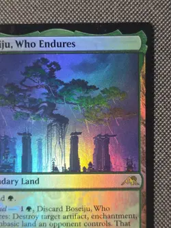MTG Magic the Gathering FOIL Boseiju, Who Endures NEO 266/302 English LP - Image 5