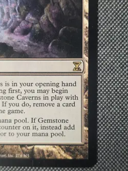 MTG Gemstone Caverns (274/301) Time Spiral English LP - Image 5