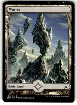 Wastes (184) - Full Art Oath of the Gatewatch Regular MTG MP - Image 1
