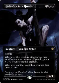 High-Society Hunter (Borderless) 320 FDN Foundations NM - Image 1