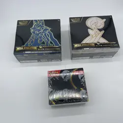 Pokemon Mega Evolutions Pokemon Center ETB Set And Enhanced Booster Box SEALED - Image 1