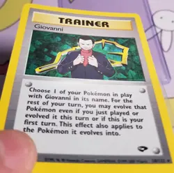 Giovanni Holo Unlimited NM 18/132 Gym Challenge Pokemon - Image 5