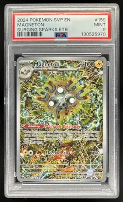 2023-25 Pokemon SV Black Star Promos - SVP EN Magneton #159 PSA 9 - Image 1