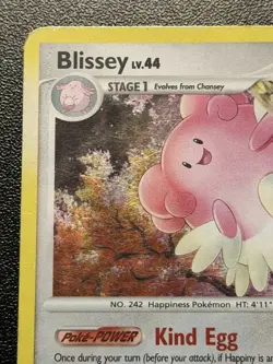 Blissey 5/123 Holo Rare DP Mysterious Treasures Pokemon Card SWIRL - Image 3