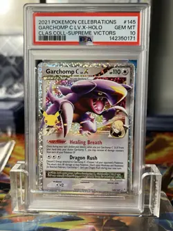 Pokemon PSA 10 Garchomp C LV.X #145 Classic Collection - Image 1