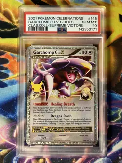 Pokemon PSA 10 Garchomp C LV.X #145 Classic Collection - Image 3