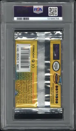 Pokemon 1999 Base Set Unlimited Thin Font Blastoise Booster Pack English PSA 9 - Image 2