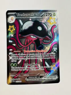 Pokemon TCG Toedscruel EX 213/091 Shiny Ultra Rare Sv: Paldean Fates - Image 1