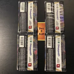 POKEMON REBEL CLASH - 4x Booster Packs - Art Set - Factory Sealed - TCG - Image 2