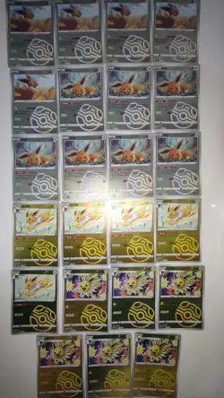 Chinese Simplified Pokemon TCG - Eevee, Jolteon Master Ball Holo lot*23 LN05 - Image 1