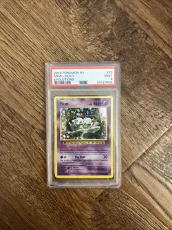 2016 POKEMON XY EVOLUTIONS #53 MEW HOLO PSA 9 - Image 1
